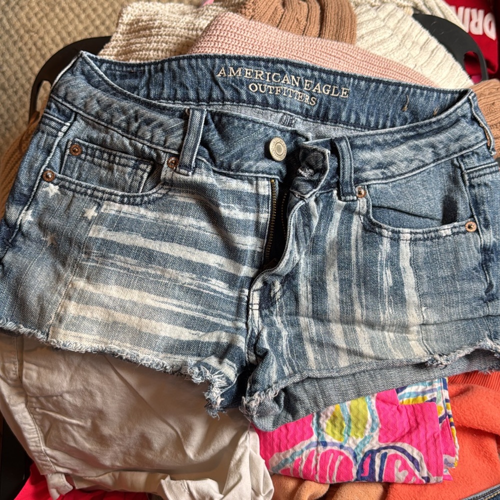 American Eagle Outfitters Blue Denim Shorts